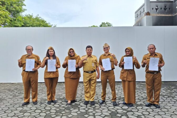 Sekretaris DPRD, Kinkin Sultanul Hakim Pimpin Apel Bersama di Balai Kota