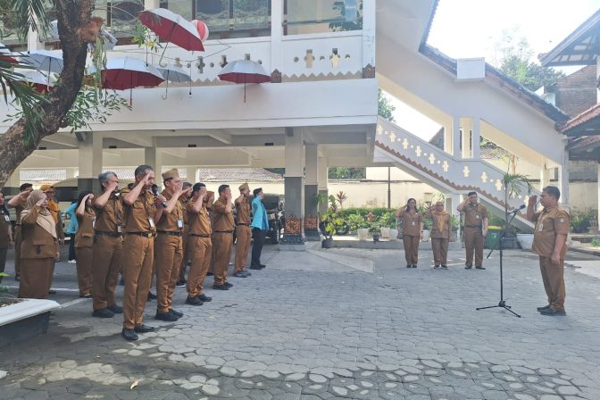 Apel Pagi Setwan Kota Surakarta, Sekwan Tekankan Kedisiplinan dan Persiapan Reses